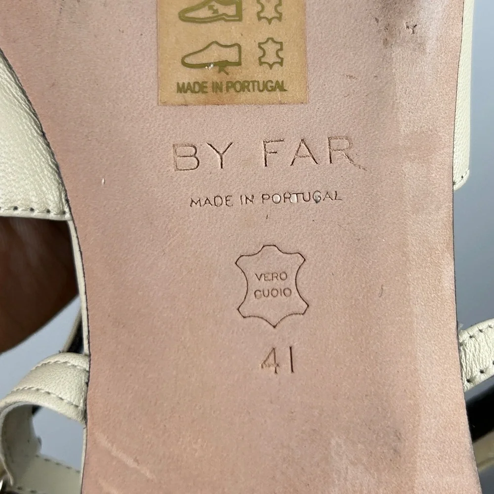 By Far Jess Leather Sling-back Flats MSRP $390 USD - Picture 5 of 10